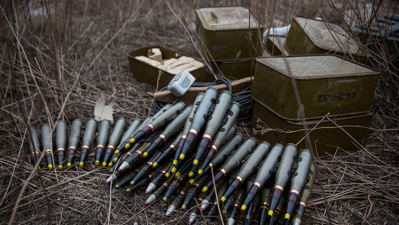 Ukrainian Soldiers Prepare To Defend Territory Against Russian Separatists