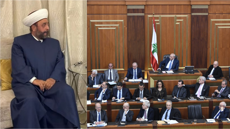 șeic escroc din Liban / parlamentari libanezi în timpul unei ședințe