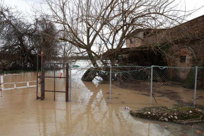 Flood Of The Guadalquivir Through Coria, Seville.