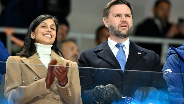 JD Vance si șoția sa, Usha Vance, au fost huiduiți la Milano FOTO Profimedia
