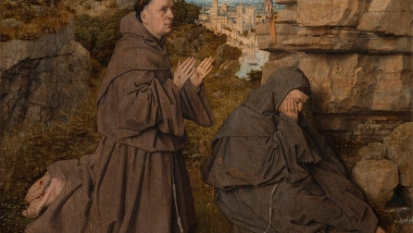 „Sfântul Francisc de Assisi primind stigmatele”, pictura lui Van Eyck care AI-ul spune că ar putea să nu fie autentică FOTO Wikipedia