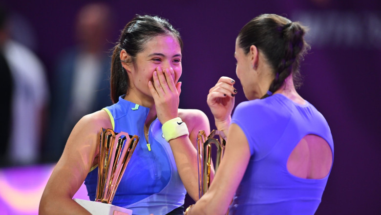 Emma Raducanu of Great Britain poses after the game against Sorana Cirstea of Romania during the Transylvania Open 2026 final