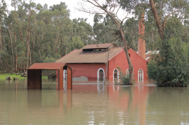 Severe flooding inundates museum area in Portugal