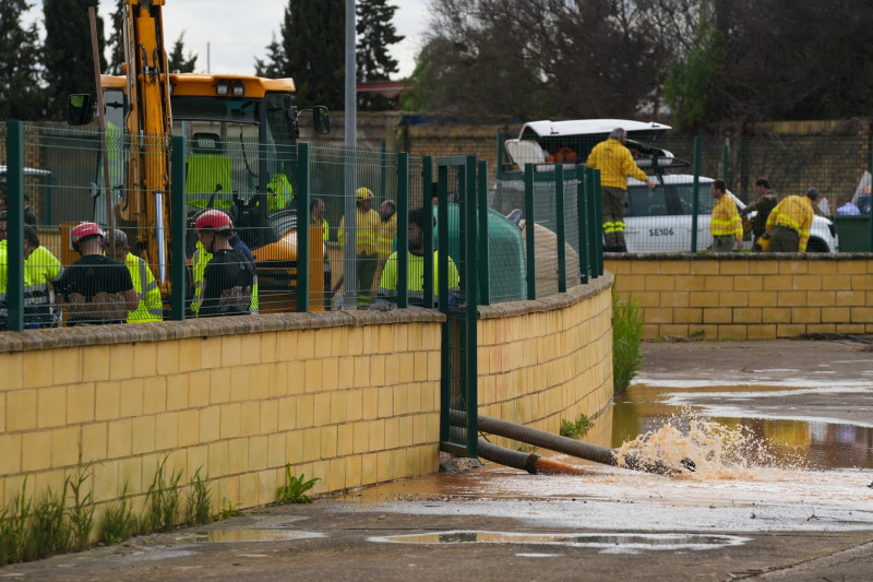 The UME Continues Work In Flooded Areas Of El Palmar De Troya (Seville).