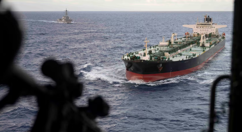 SUA au sechestrat un petrolier în Oceanul Indian pentru încălcarea blocadei instituite de Washington în Caraibe