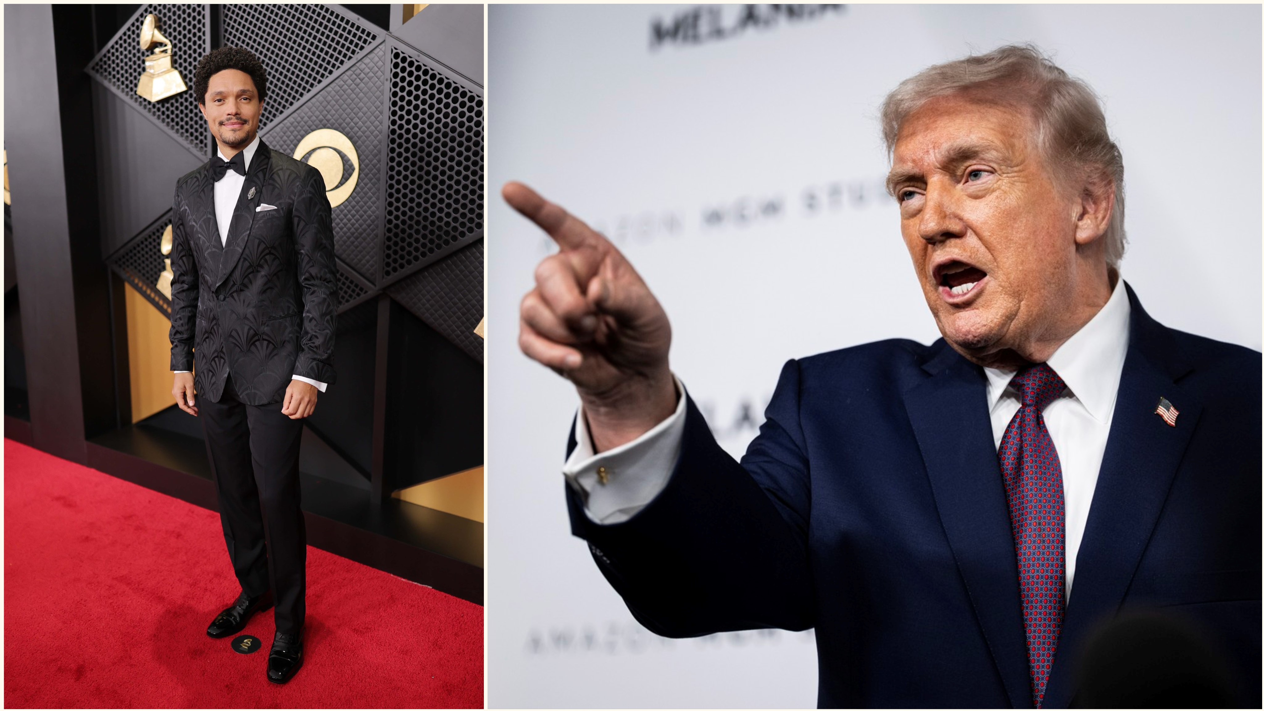 Donald Trump, reacție furioasă după Grammy 2026: Trevor Noah, „acest MC sărac, patetic și drogat. O să-l dau în judecată”