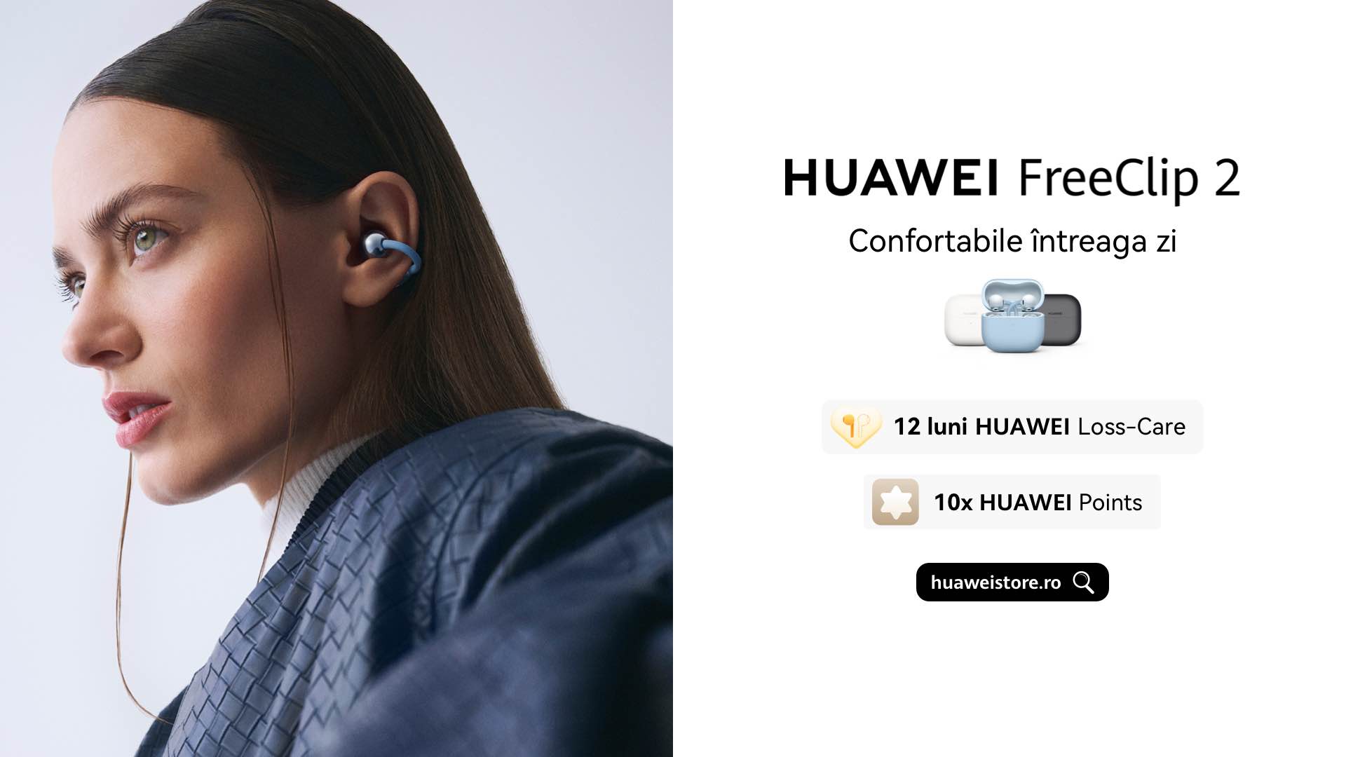 (P) HUAWEI FreeClip 2, noile căști concepute pentru un stil de viață multitasking