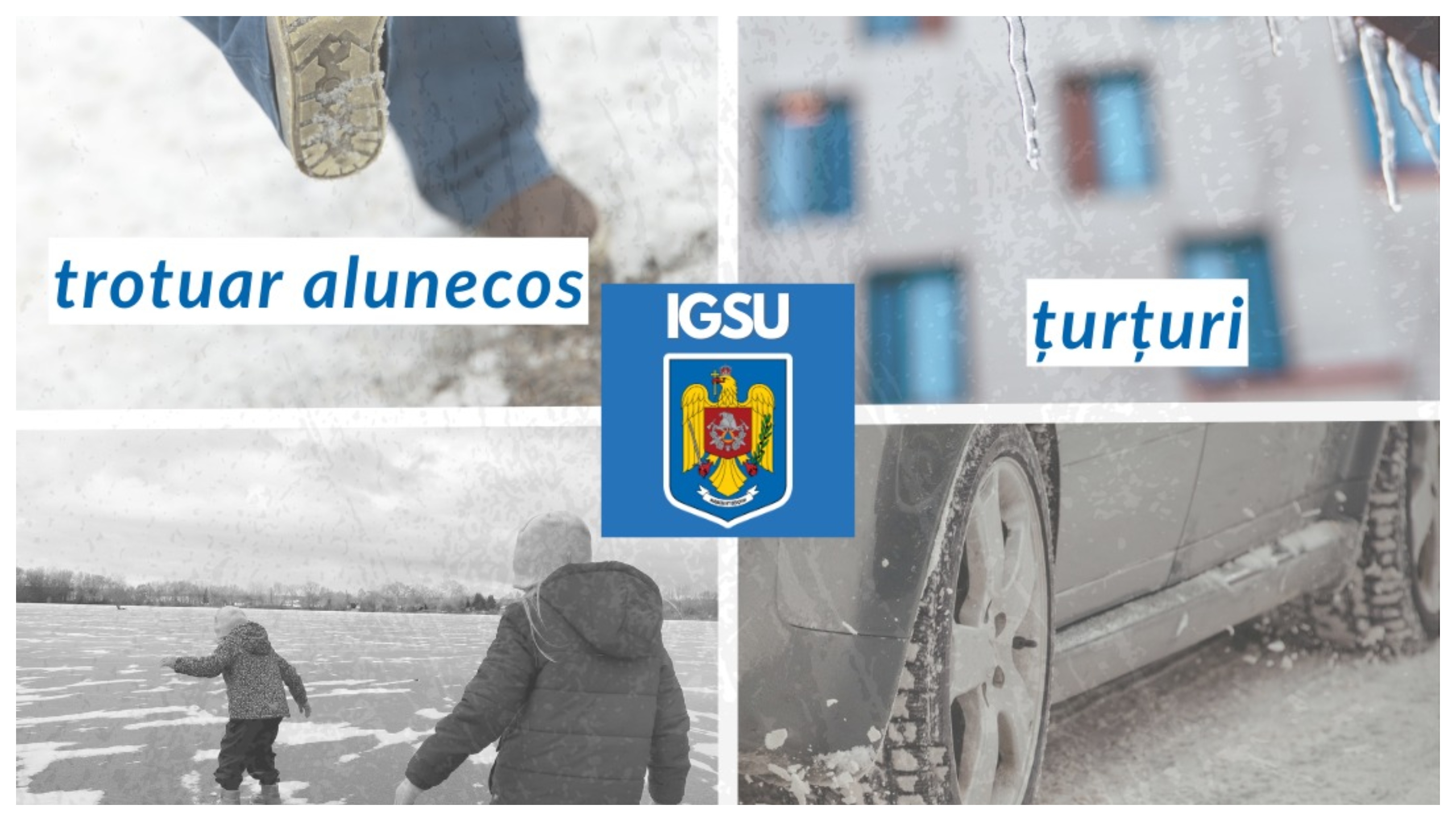 Zăpadă și polei în Capitală și alte zone. IGSU avertizează: circulați cu grijă pe zăpadă și aveți grijă la țurțuri