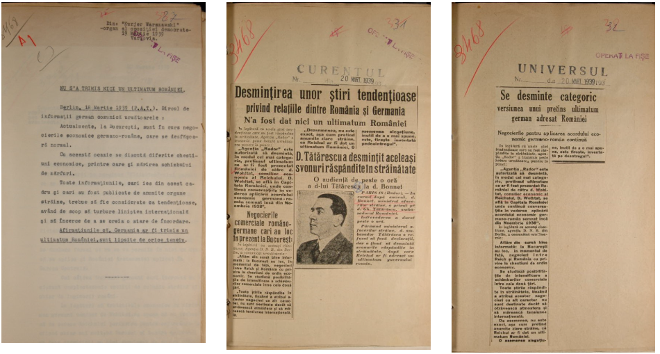 SRI publică, în premieră, documente istorice despre spionajul din cel de-al Doilea Război Mondial, refugiați și celebrul caz „Butenko”