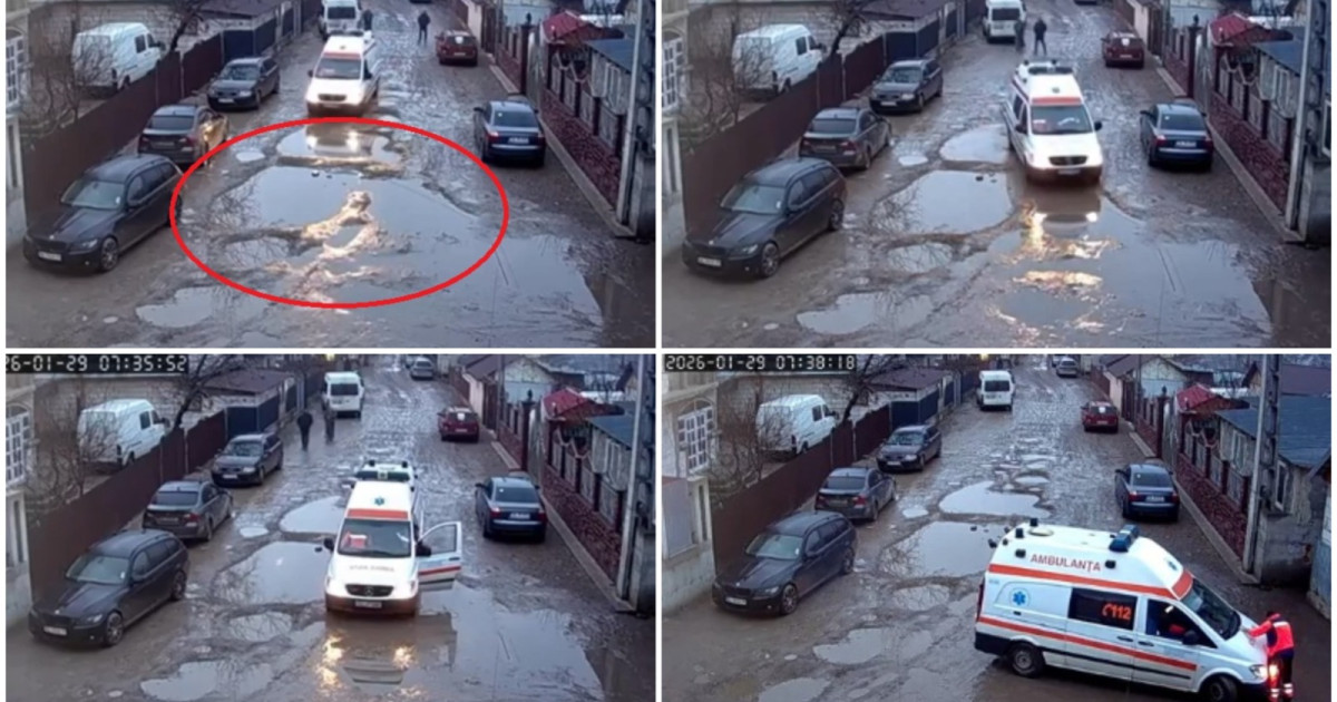 Șosele distruse, localnici revoltați. Județul în care o ambulanță în misiune s-a rupt în gropile de pe... Kép