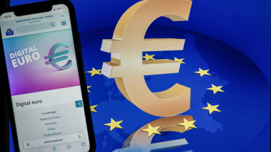 Digital Euro Illustration