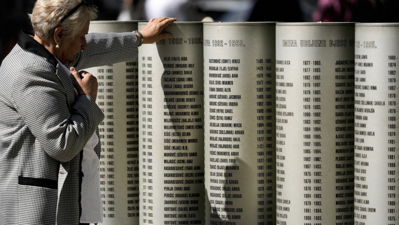memorial victime asediu sarajevo bosnia