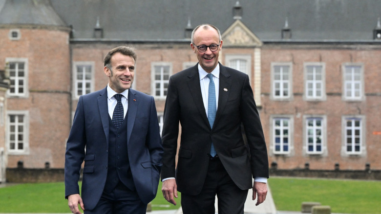 Emmanuel Macron Friedrich Merz