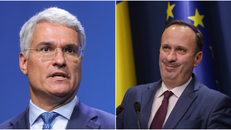 Dragoș Pîslaru și Adrian Câciu. Foto: Inquam Photos / Octav Ganea (colaj digi24.ro)