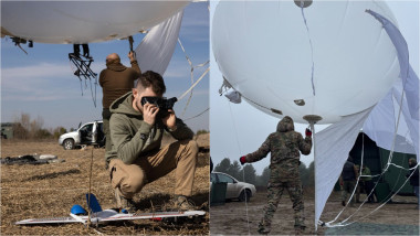 baloane militare folosite de armata Ucrainei