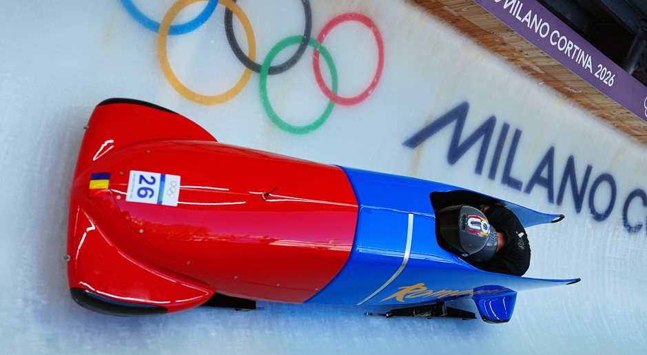 Rezultat extraordinar pentru România la JO de la Milano Cortina: Mihai Tentea şi George Iordache, locul 5 la bob două persoane