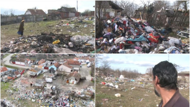 gunoaie pe camp arad