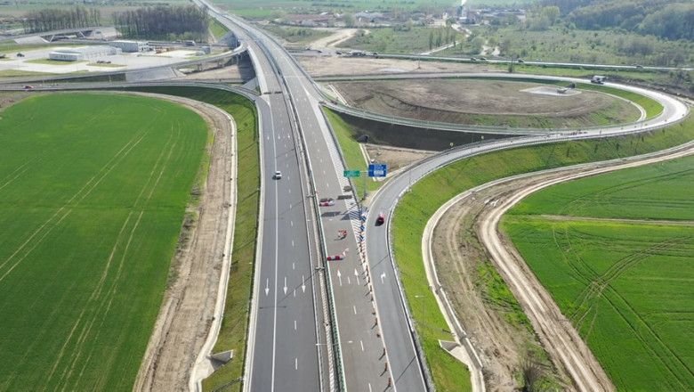 autostrada in lucru