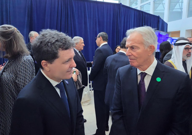 Nicusor Dan si Tony Blair