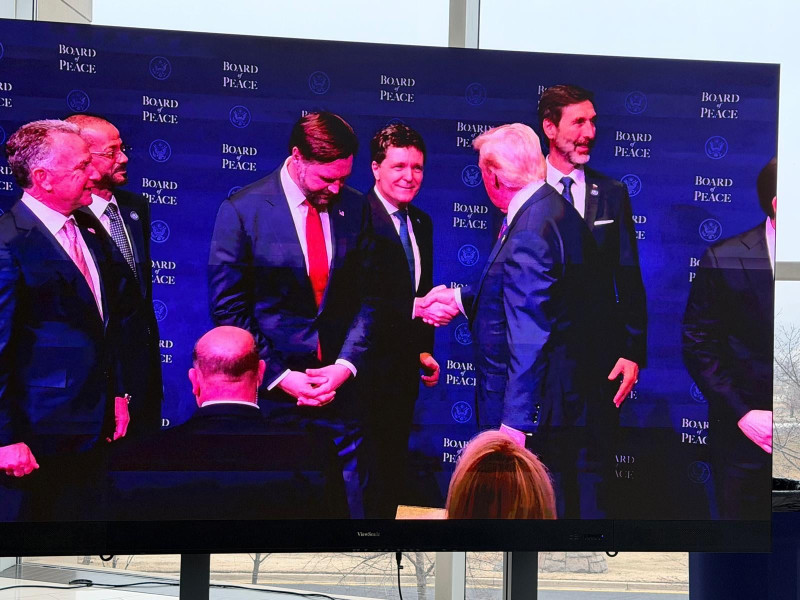 nicusor dan - donald trump - board of peace- 19 februarie