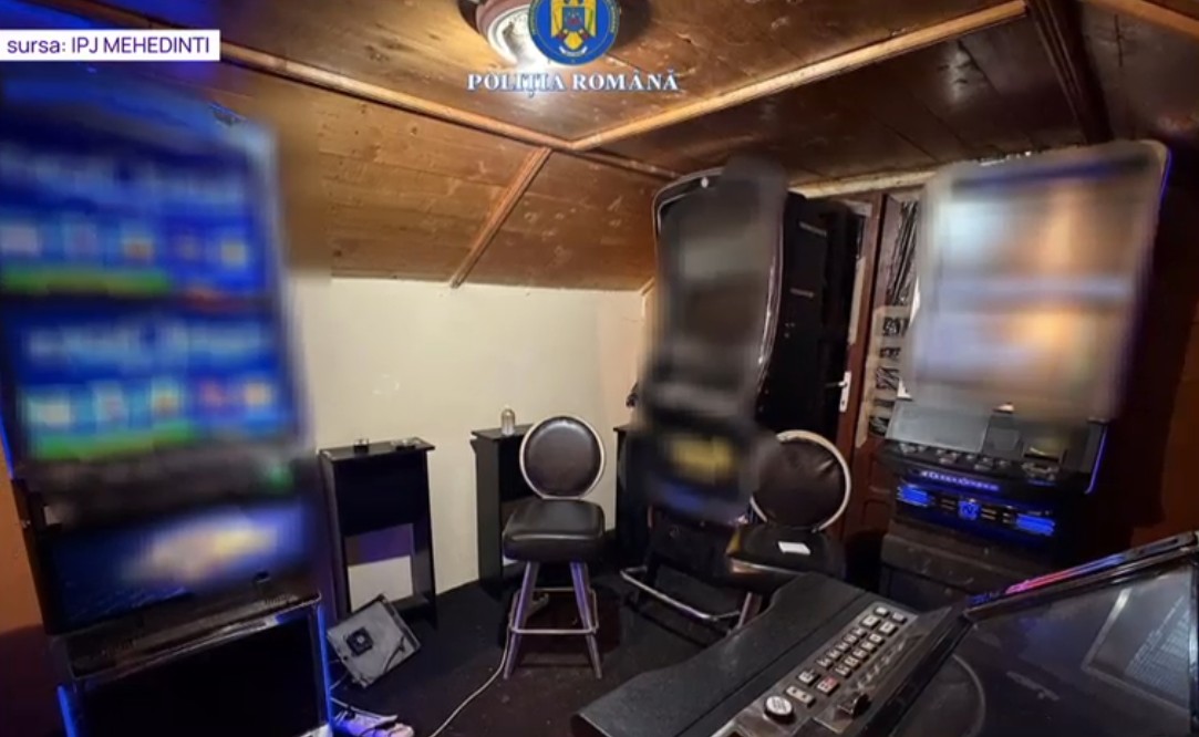 Un bărbat din Mehedinți este cercetat penal după ce și-a amenajat în propria casă o sală de jocuri de noroc
