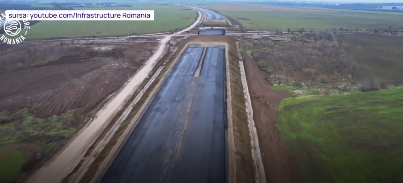 Noi imagini de pe Autostrada Bucureștiului A0. În ce stadiu sunt lucrările și când ar putea fi deschise primele porțiuni de drum