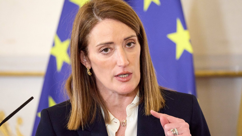 Treffen Bundeskanzler Stocker - EU-Parlamentspräsidentin Metsola