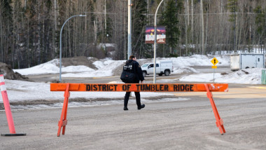Police Activity At Tumbler Ridge Secondary School Following Mass Shooting - Canada