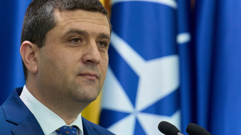 Romanian Minister of Defense, Press Conference, Bucharest, Romania - 05 Feb 2026