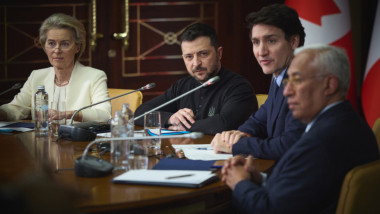 G7 Leaders Meeting on the Anniversary of the Russian Invasion of Ukraine, Kiev, Kyiv Oblast - 24 Feb 2025