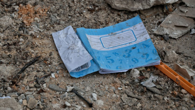 Law lyceum damaged by Russian attack in Odesa, Ukraine - 21 Feb 2026