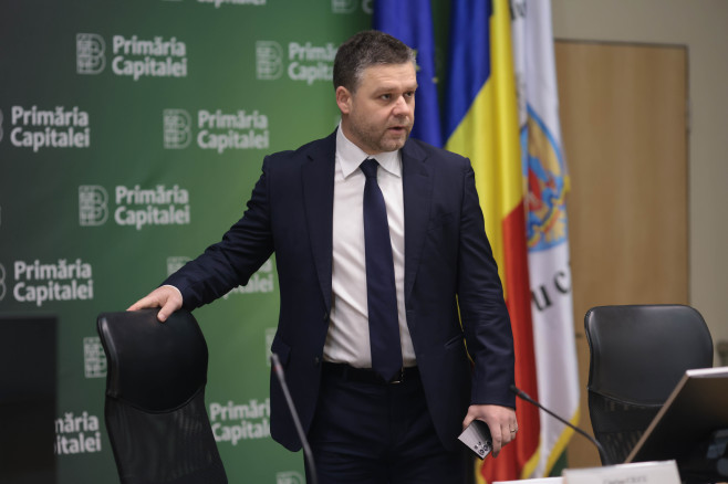 Primarul general Ciprian Ciucu participă la ședinţa Consiliului General al Municipiului Bucureşti la sediul PMB, 26 februarie 2026.