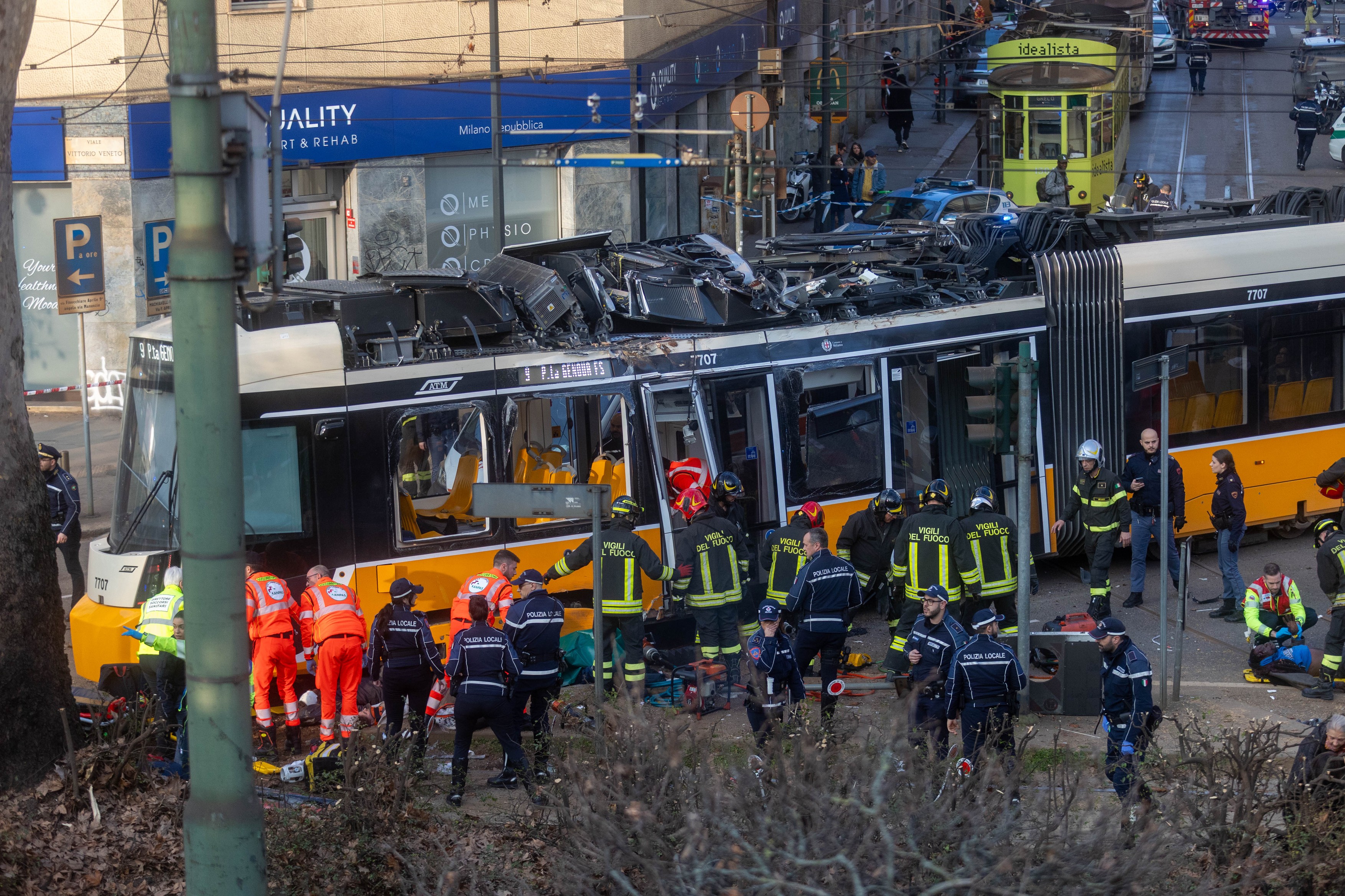 Tramvai deraiat în Milano: un mort și 39 de răniți, autoritățile au deschis anchetă pentru omor din culpă