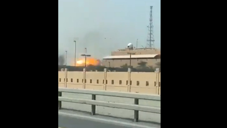 o racheta ajunge intr-o cladire in bahrain