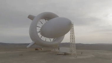 Une éolienne gonflable géante développée par l'université de Pékin