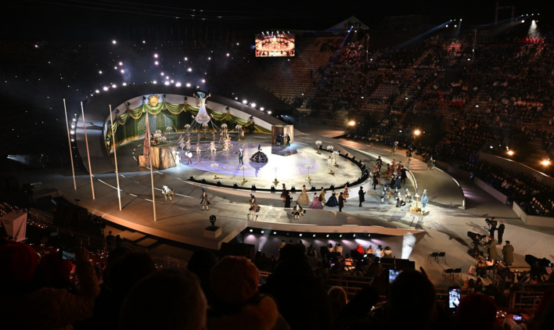 JO 2026 Milano Cortina, la final: Clasamentul pe medalii. O țară conduce detașat 2 verona ceremonie inchidere jo de iarna milano cortina profimedia-1077453134