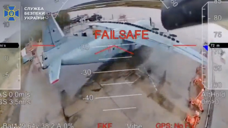 Ukraine Launches Drone Attack Deep Inside Russia Targeting Strategic Bombers