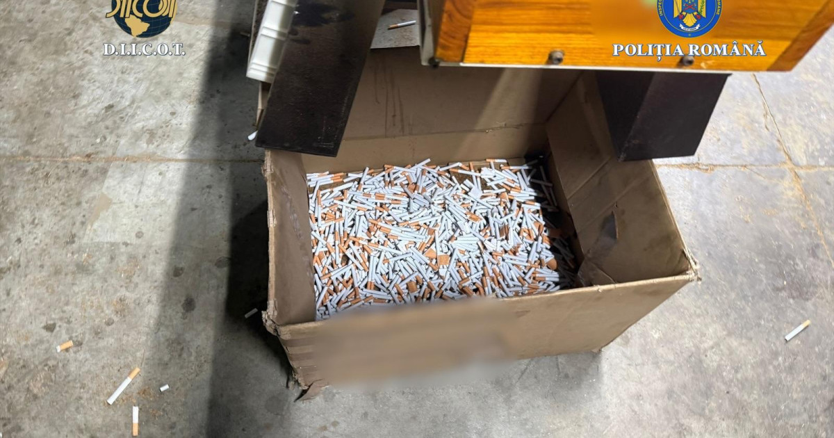 Descoperire șocantă la Timișoara: o fabrică clandestină de țigarete cu tone de tutun. Descoperire șocantă la Timișoara: o fabrică clandestină de țigarete cu tone de tutun.