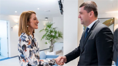 Roberta Metsola Radu Miruta