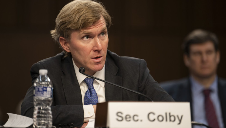 DC: Elbridge Colby, under secretary of defense for policy, on Capitol Hill