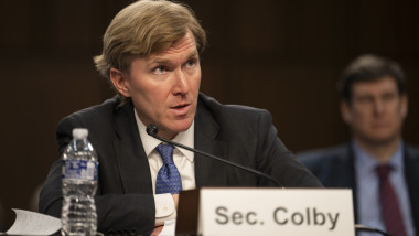 DC: Elbridge Colby, under secretary of defense for policy, on Capitol Hill