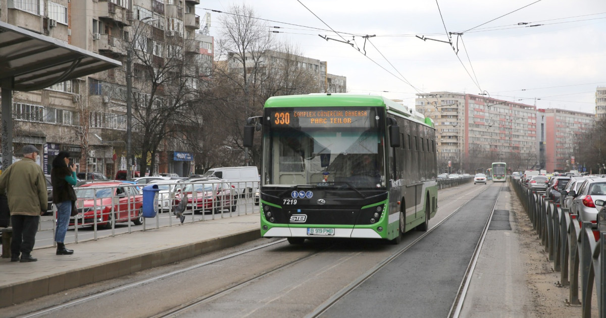 Autobuzele STB se reintorc pe traseele de tramvai din Capitală
