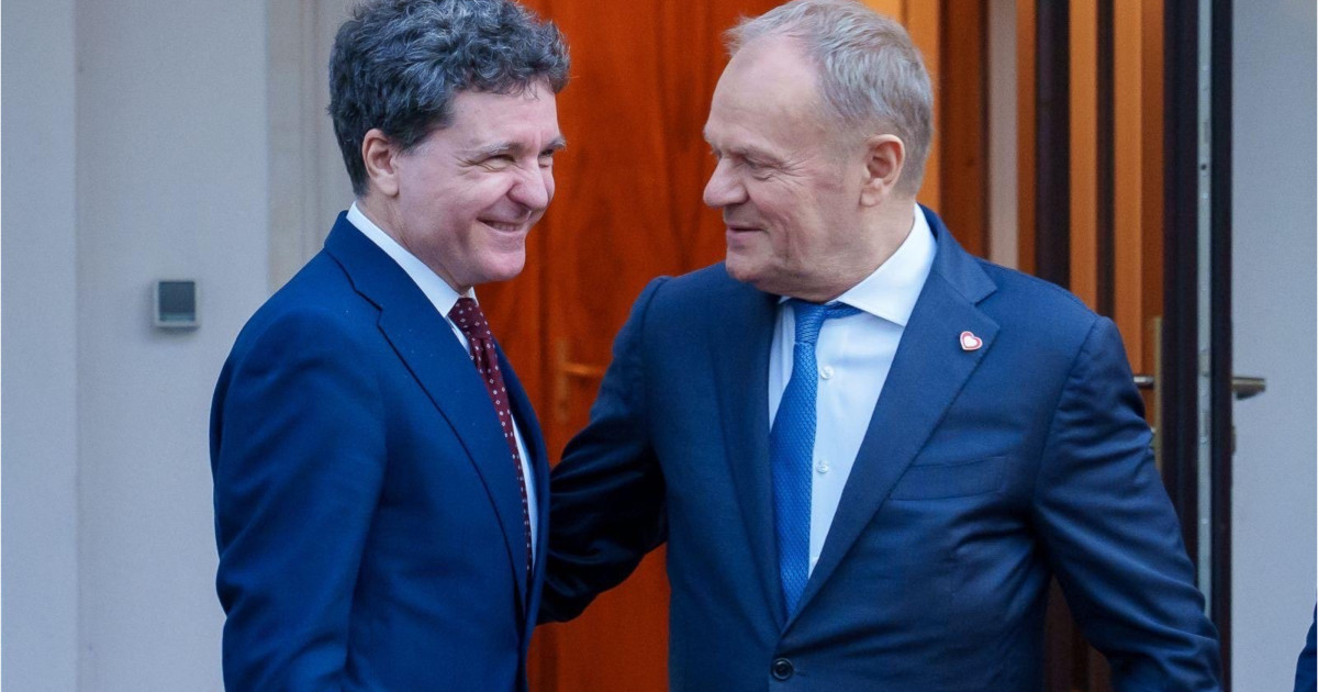Nicușor Dan, întâlnire cu Donald Tusk la Varșovia