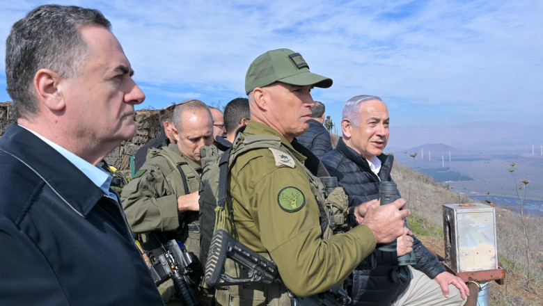 Israel Katz și Benjamin Netanyahu