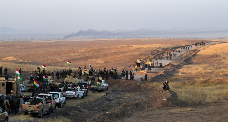 Joint Forces Battle To Retake Iraqi City Of Mosul From ISIS