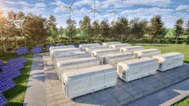 Group of energy storage systems or battery container units