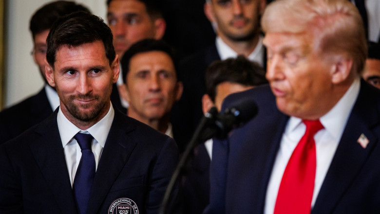 lionel messi donald trump