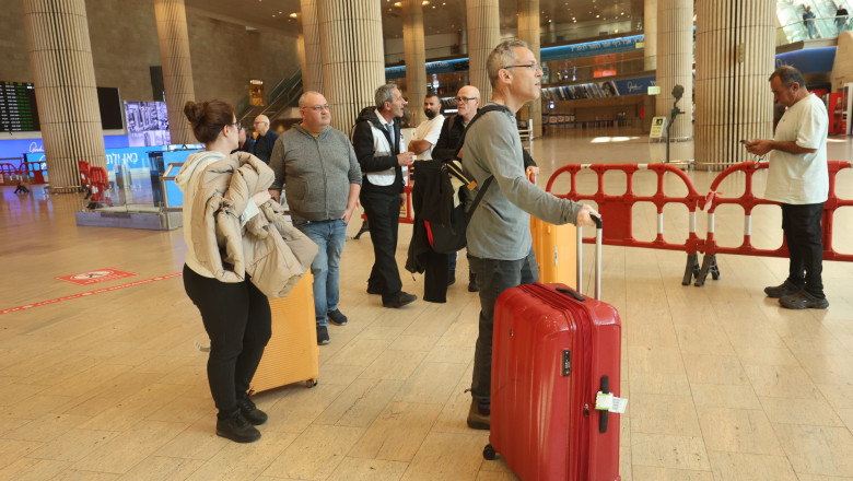 ISRAEL BEN GURION AIRPORT CITIZEN ARRIVAL