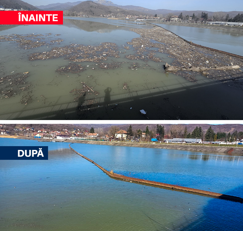Diana Buzoianu laudă intervenția rapidă: tone de gunoaie din lacul de acumulare de la Călimănești, eliminate în doar câteva zile