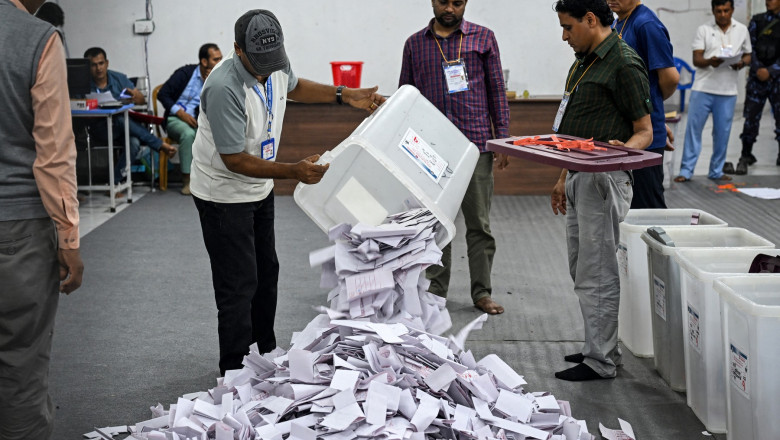 Primele estimări arată că partidul lui Balendra Shah ar fi câștigat detașat alegerile parlamentare din Nepal FOTO Profimedia
